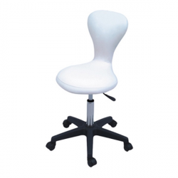 SILLA CON RESPALDO Y REGULACIÓN BLANCA EUROSTIL