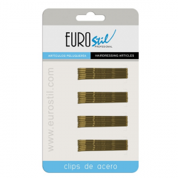 CARTÓN HORQUILLA CLIP 50 mm. BRONCE EUROSTIL, 24 UDS.