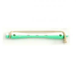 BLISTER BIGUDIES PLÁSTICO BICOLOR BLANCO/VERDE, 12 Uds.