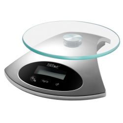 BALANZA DIGITAL CROMADA EUROSTIL, 5 KG.(1 GRAMO)