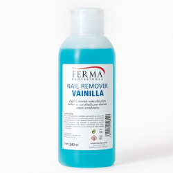 QUITAESMALTE REMOVER AROMA VAINILLA FERMA 170 ml.