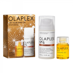 OLAPLEX GET YOUR SHINE ON (OLAPLEX BOND SMOOTHER Nº6 Y OLAPLEX BONDING OIL Nº7)