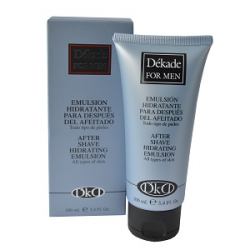 EMULSIÓN HIDRATANTE PARA AFEITADO DÉKADE, 100 ML.