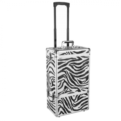 MALETA TROLLEY 4 CUERPOS 37x24.5x81.5 CMS. CEBRA