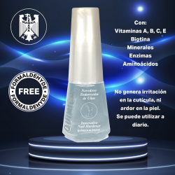  ENDURECEDOR QUIMICA ALEMANA SIN FORMALDEHIDO, 14 ML.


