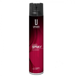   LACA SPRAY UFAES FUERTE, 400 ML.