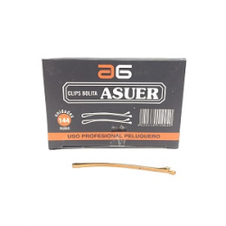  HORQUILLA CLIP RUBIA ASUER, CAJA (144u.)


