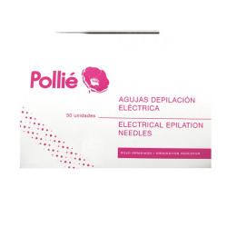 AGUJA DEPILACIÓN ELÉCTRICA POLLIÉ 0.5, 50 Uds.


