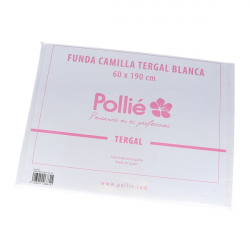  FUNDA CAMILLA TERGAL BLANCO POLLIÉ, 60X190 cm.


