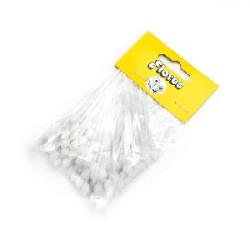  PINCHOS RULO FRANCÉS FLORES, 100 un.


