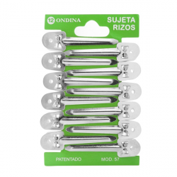  CARTÓN PINZAS RULOS 4.5 CM, 12 uds.


