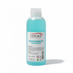   QUITAESMALTE SIN ACETONA FERMA, 170 ML. 
