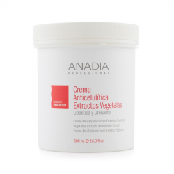   ANADIA CREMA ANTICELULÍTICA EXTRACTOS VEGETALES, 500 ML 