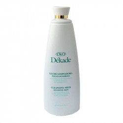 LECHE LIMPIADORA PIEL SENSIBLE DÉKADE, 400 ML.