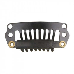 BOLSA 4 CLIPS EXTENSIONES 2.8 CM., NEGRO