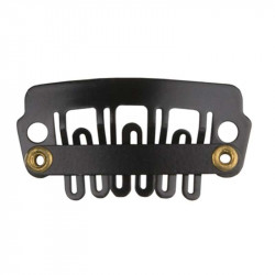 BOLSA 4 CLIPS EXTENSIONES 2.3 CM., NEGRO