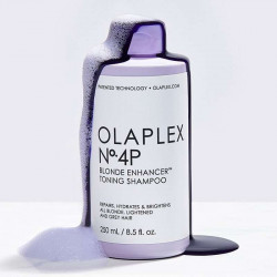 OLAPLEX Nº 4-P BLONDE ENHANCER TONING SHAMPOO, 250 ML.