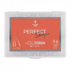 VICTORIA VYNN PERFECT SHAPE DUAL FORMS ALMOND, 120 PCS