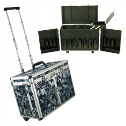 MALETA TROLLEY DECORADA EUROSTIL, 47x24x33 CMS.