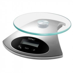 BALANZA DIGITAL CROMADA EUROSTIL, 5 KG.(1 GRAMO)