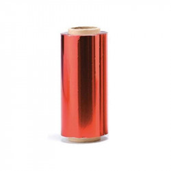 ROLLO ALUMINIO ROJO PLASTICAPS 12 CM., 70 Mts.