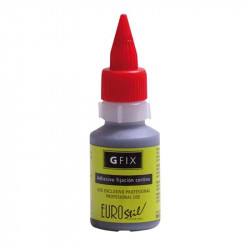 BOTE ADHESIVO CORTINA CABELLO, 50 ML. NEGRO