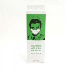 MASCARILLA PAPEL GOMA, 100 uds.