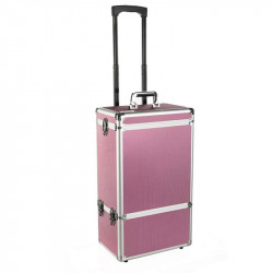 MALETA TROLLEY 4 CUERPOS 37x24.5x81.5 CMS. LILA