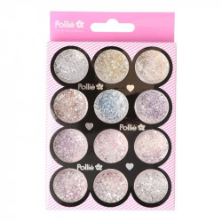 GLITTER SURTIDO BRILLO NAIL ART POLLIÉ