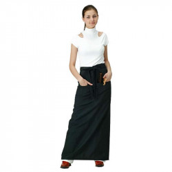 DELANTAL NEGRO WATER REPELLENT. Talla unica, 94 X 100.