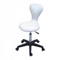 SILLA CON RESPALDO Y REGULACIÓN BLANCA EUROSTIL