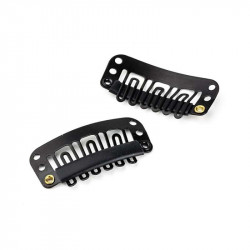 CLIP EXTENSIONES SENS NEGRO 3.2 CM (15 uds.)
