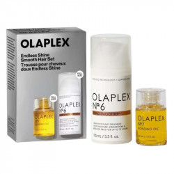 OLAPLEX ENDLESS SHINE SMOOTH HAIR SET (OLAPLEX BOND SMOOTHER Nº6 Y OLAPLEX BONDING OIL Nº7)