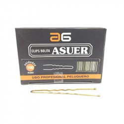HORQUILLA INVISIBLE RUBIA ASUER, CAJA (100u.)