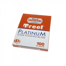 CUCHILLA TREET PLATINUM. 100 UDS.