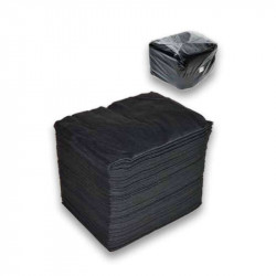 TOALLA SPUNLACE NEGRA 40 X 8O cms., PAQUETE 100 uds.