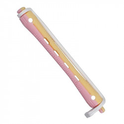 BLISTER BIGUDIES PLÁSTICO BICOLOR AMARILLO/ROSA, 12 Uds.