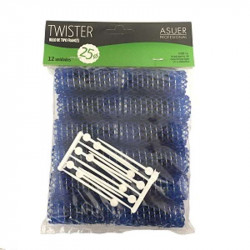 RULO FRANCÉS TWISTER 25 MM. ASUER, 12 UDS.