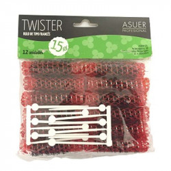RULO FRANCÉS TWISTER 15 MM. ASUER, 12 UDS.