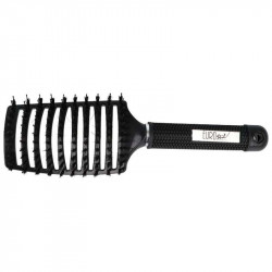 CEPILLO VENT CURVO DOBLE NYLON NEGRO EUROSTIL