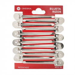 CARTÓN PINZAS RULOS 6.2 CM, 12 uds.